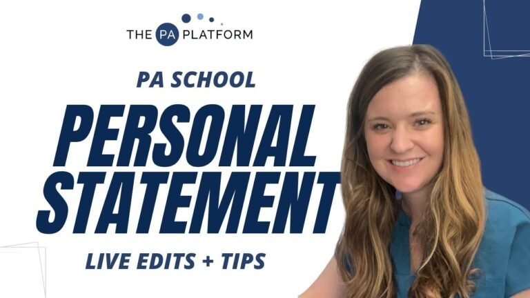 My PA Resource: The Ultimate Platform for Pre-PA Students Seeking Personal Statement Excellence